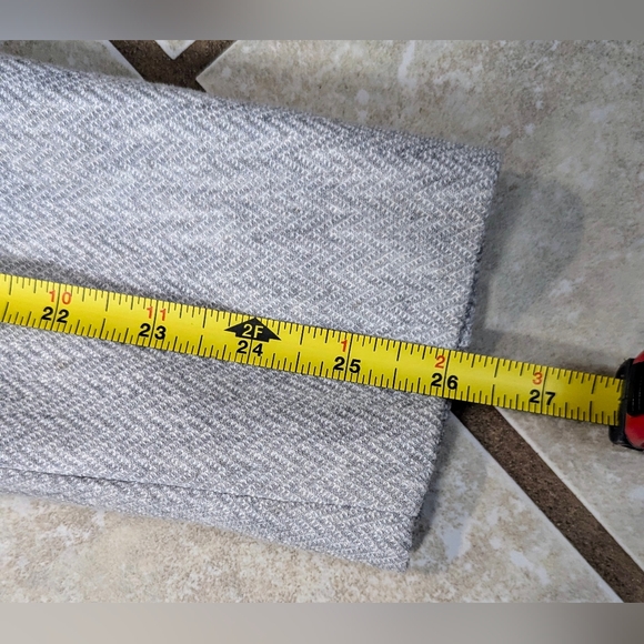 Zara Light Grey Cotton Jersey Blazer size Medium - Picture 5 of 8